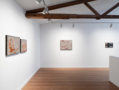 Daniel Boyd, I’m going, exhibition view. Courtesy of Roslyn Oxley9 Gallery