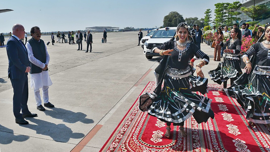 Prime Minister of New Zealand, The Rt. Honourable Christopher Luxon arrived in New Delhi on his first Official visit to India, photo by MEAphotogallery
