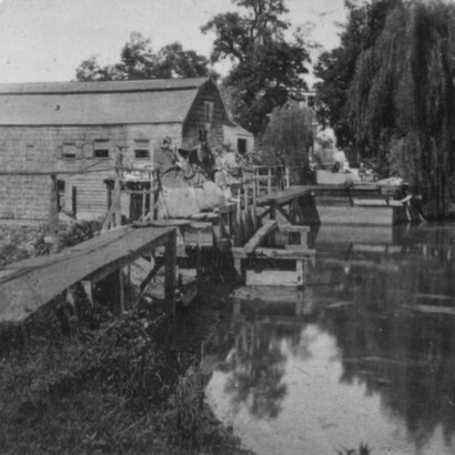 View in Sleepy Hollow, from Robert N. Dennis collection of stereoscopic views