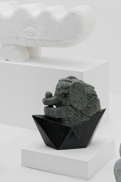 Stefan Rinck, Paddling between two realities, vue de l’exposition. Avec l’aimable autorisation de la Galerie Semiose