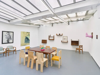 Artistes variés, Step by step, vue de l'exposition. Avec l'aimable autorisation de la Galerie Philippe Valentin