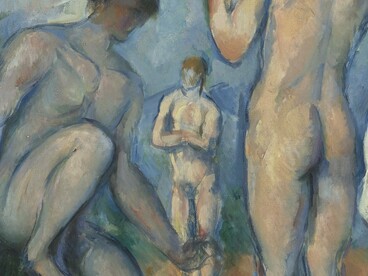 "Bañeros", óleo sobre lienzo, Paul Cézanne, circa 1890