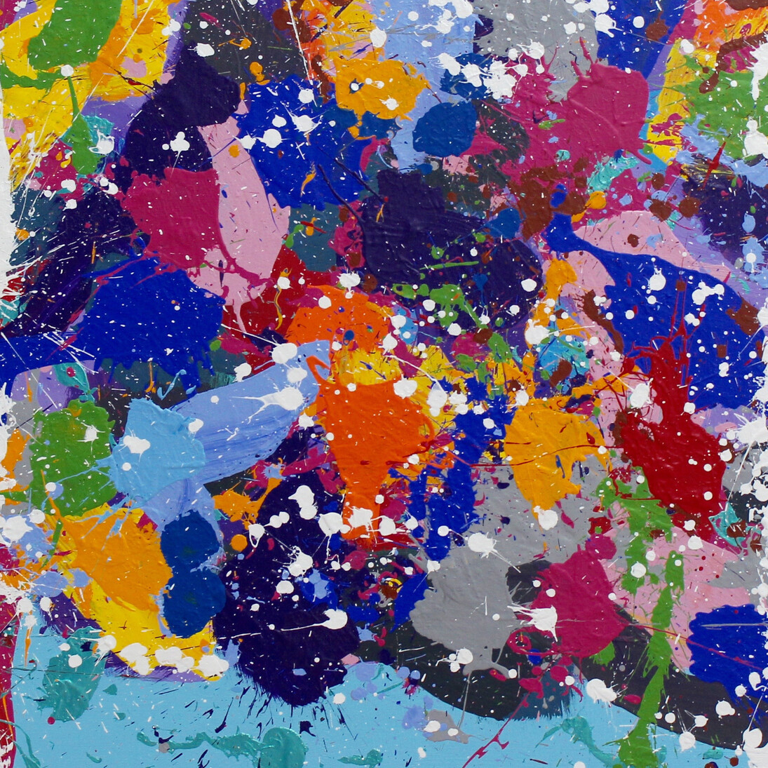 JonOne, Then some, Shanghai, 100 x 100 cm, Courtesy Magda Danysz Gallery