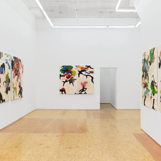 Anne Wehrley Björk, Lost canyon, exhibition view. Courtesy of Margot Samel Gallery