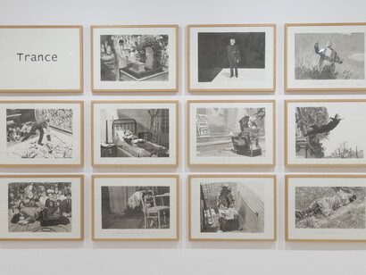 Xisco Mensua, Studies, diaries and collections, exhibition view. Courtesy of Museo Patio Herreriano