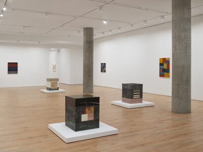 Sean Scully, Tower, exhibition view. Courtesy of Lisson Gallery