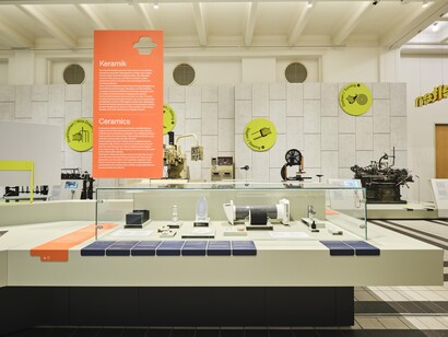 Materialwelte, ausstellungsansicht. Mit freundlicher genehmigung des Technischen Museums Wien