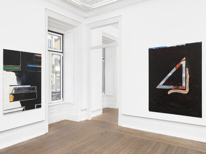 Rasmus Nilausen, Table of contents, vista da exposição. Cortesia de Jahn e Jahn