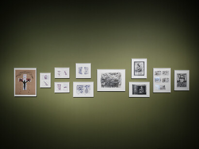 Coco Fusco, I learned to swim on dry land, exhibition view. Courtesy of Museu d'Art Contemporani de Barcelona