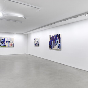 Ethan Cook, Lesser world, exhibition view. Courtesy of Simões de Assis Gallery