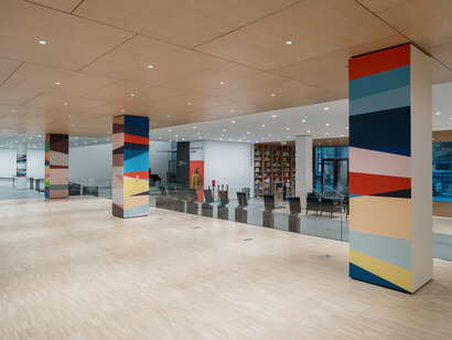 Odili Donald Odita, Songs from life, exhibition view. Courtesy of MoMA