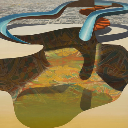 Daniel Dove, Lindisfarne (detail), 2013. Courtesy of Philip Martin Gallery