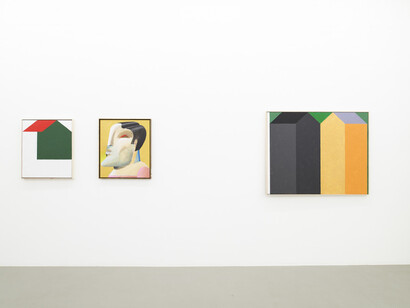 Horst Antes, Ich bin das haus, ausstellungsansicht. Mit freundlicher genehmigung der Galerie Meyer Riegger