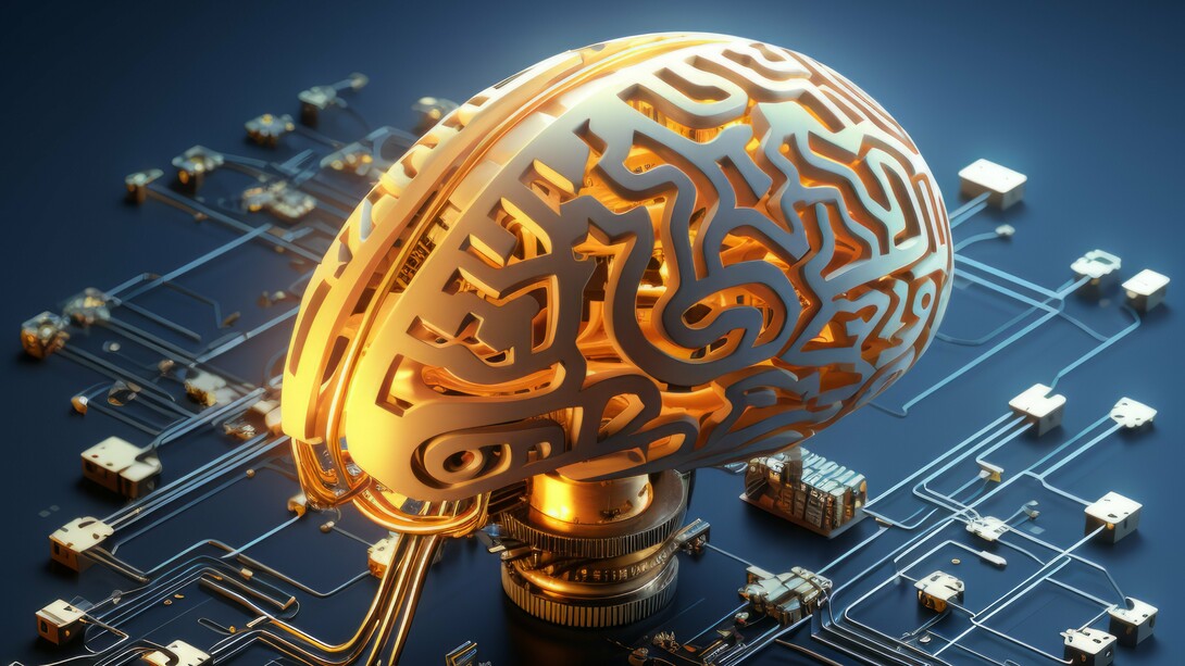 A metallic brain integrated with technology visually emphasizes the essential role of human critical thinking in an age defined by artificial intelligence