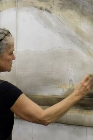 Deborah Bell in her studio