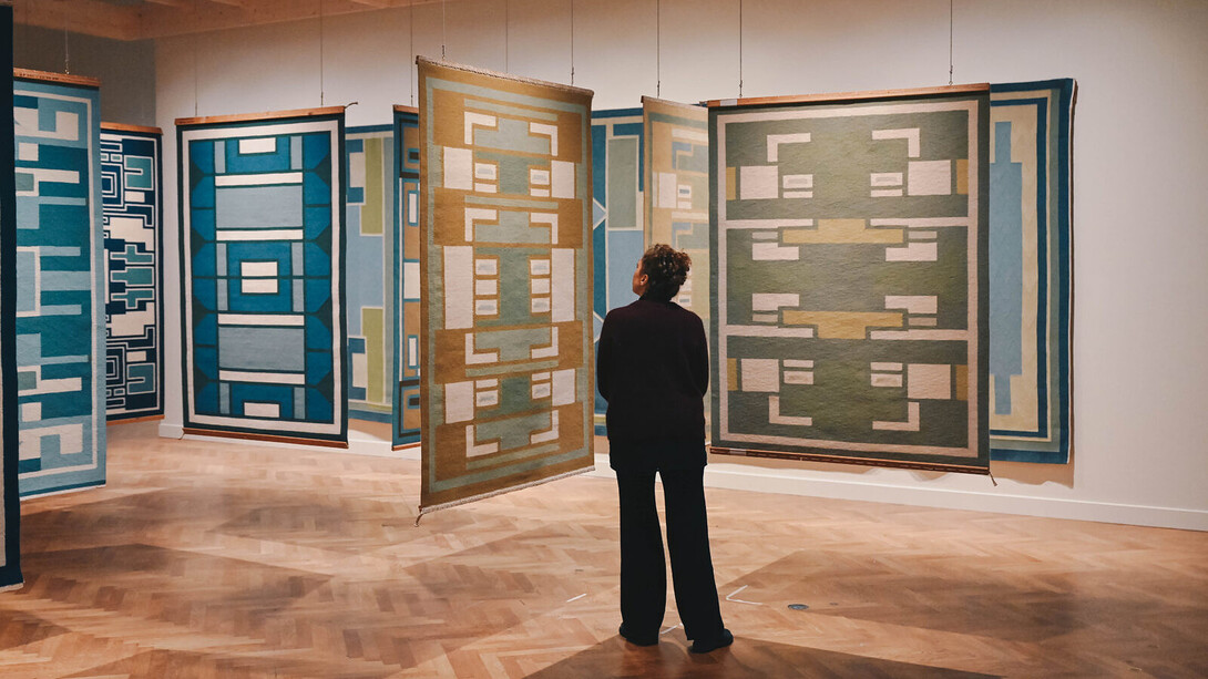 Anna Thommesen, Weavings, exhibition view. Courtesy of SMK - Statens Museum for Kunst