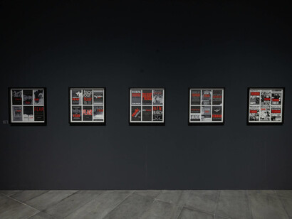 Antoni Muntadas, Otros miedos, vista de exhibición. Cortesía del Museo Universidad de Navarra