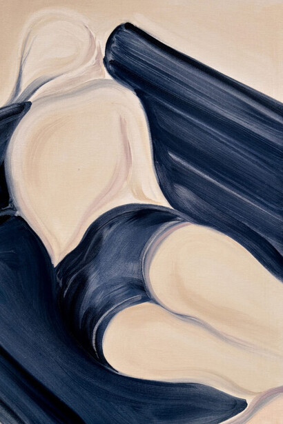 Caroline Walls, Do you see me (detail), 2025. Courtesy of Olsen Gallery