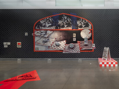 Umber Majeed, Joy tech, exhibition view. Courtesy of Queens Museum. Photo by Hai Zhang