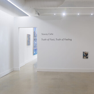 Stacey Calle, Truth of fact, truth of feeling, exhibition view. Courtesy of David Castillo Gallery