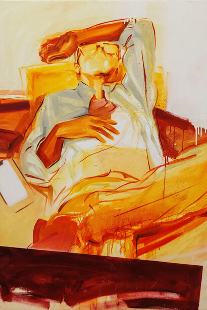 Birhane Worede, A screen world (detail), 2024. Courtesy of Montague Contemporary