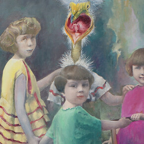 Malcolm Bucknall, We were just playing make believe (detail), 2023. Courtesy of Wally Workman Gallery