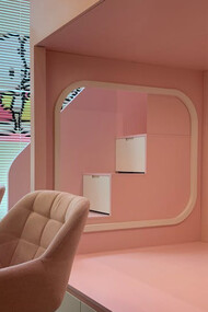 From a simple coin purse to a cultural phenomenon, Hello Kitty's journey is beautifully echoed in the playful decor of this pink sanctuary, making every moment a celebration of joy