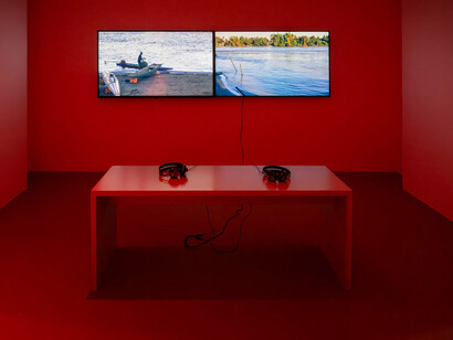 Som Supaparinya, The rivers they don’t see (extended), ausstellungsansicht. Mit freundlicher genehmigung der Kestner Gesellschaft