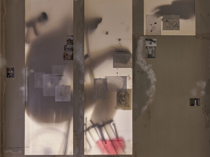 Tolia Astakhishvili, A wound on my plate, exhibition view. Courtesy of Emalin, London 