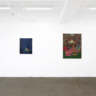 Marcelle Reinecke, Cherries in the snow, exhibition view. Courtesy of Monya Rowe Gallery