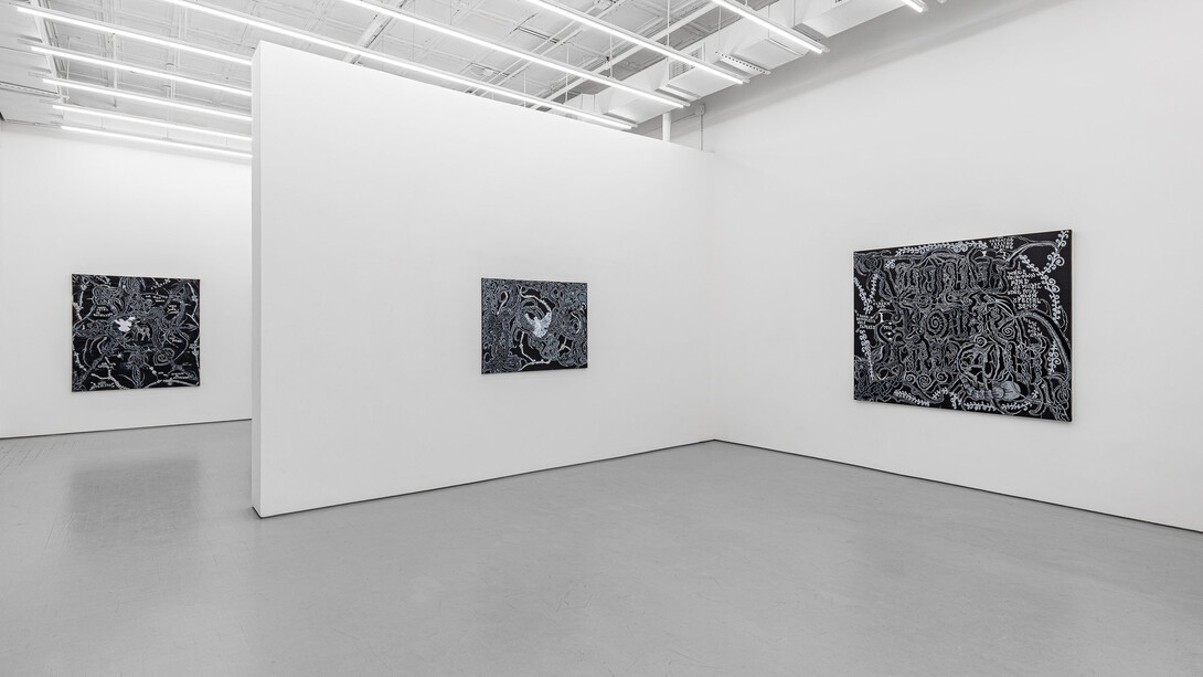 Fantasy nightmare reality: waging onwards mental battle against treacherous images created by masters, exhibition view. Courtesy of Ruttkowski;68