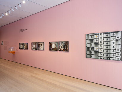 The many lives of the Nakagin capsule tower, exhibition view. Courtesy of MoMA