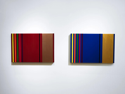 Osvaldo Mariscotti, Into the valley, exhibition view. Courtesy of Upsilon Gallery