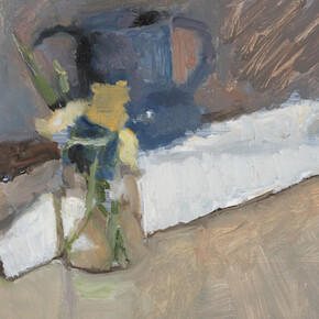 Catherine Maize, Blue amphora and vase (detail), 2023. Courtesy of Paul Thiebaud Gallery