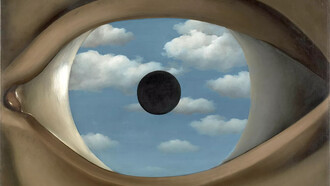 René Magritte, El falso espejo, 1928