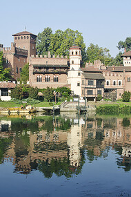 Parco del Valentino is a popular public park in Turin, Italy