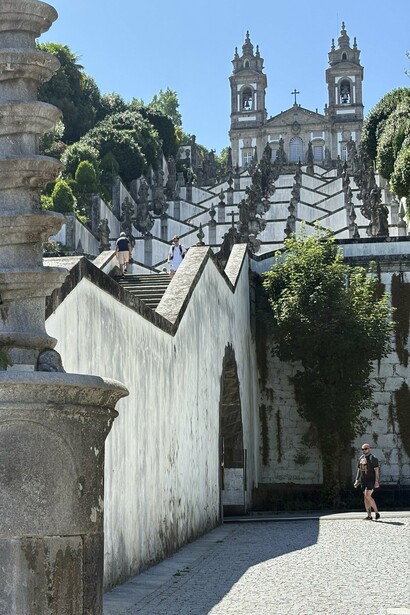 From the base to the basilica: the sweeping staircase of Bom Jesus do Monte invites reflection and awe © Photo by Noelle Newell