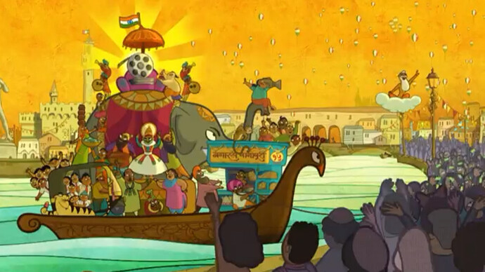 Fotogramma dal cortometraggio promozionale del River to River Florence Indian Film Festival. Per gentile concessione di River to River Florence Indian Film Festival