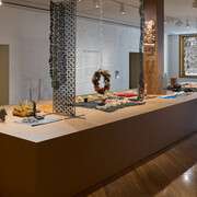 ektor garcia, loose ends, exhibition view. Courtesy of San Jose Museum of Art