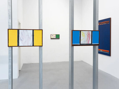 Phillip Gabriel, Chroma trigger, exhibition view. Courtesy of Klemm’s Gallery