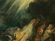 "La conversión de San Pablo", óleo sobre roble, Peter Paul Rubens, entre 1610 y 1612