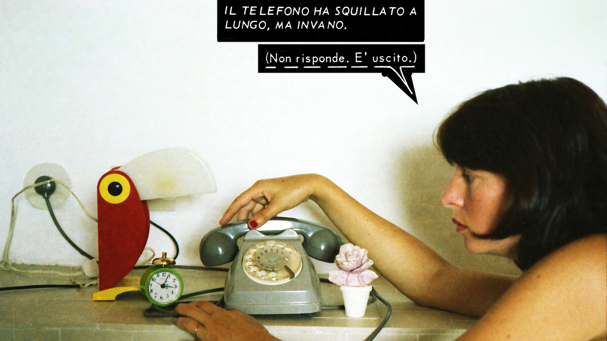 Nicole Gravier, Non risponde [He doesn’t respond], 1976-78. Courtesy of the artist / Ermes Ermes, Roma / Les
Douches la Galerie, Paris © Nicole Gravier