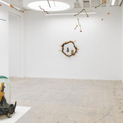 Alejandro García Contreras, Un río abrazando una montaña, exhibition view. Courtesy of Anat Ebgi