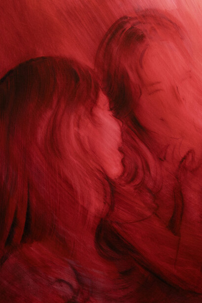 Zoe Schweiger, Suzi and Cici (detail), 2025. Courtesy of Mindy Solomon Gallery