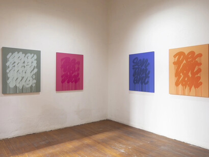 Untold words, exhibition view. Courtesy of Saenger Galería