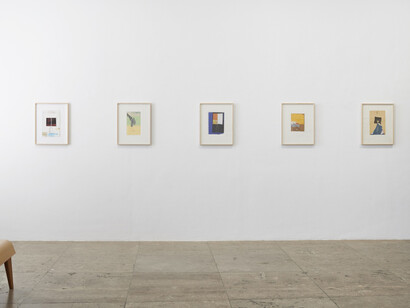 Karl Bohrmann, Collages, exhibition view. Courtesy of Jahn und Jahn Gallery