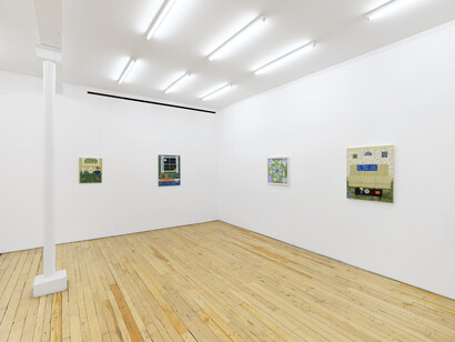 Anne Buckwalter, Lover’s knot, exhibition view. Courtesy of Uffner & Liu Gallery