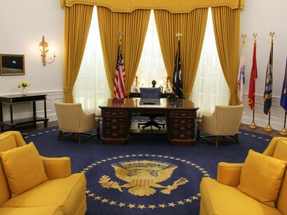 Ufficio presidenziale, Casa Bianca, Washington DC, USA