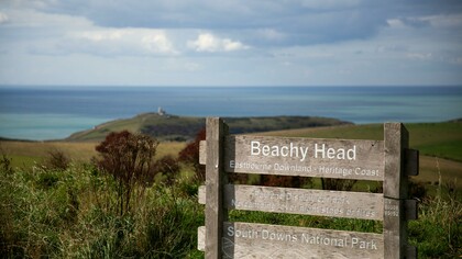 Scenic View at Beachy Head, South Downs, England