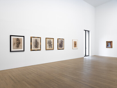 James Ensor, A portrait of the old master as a young man, exhibition view. Courtesy of Tim Van Laere Gallery 